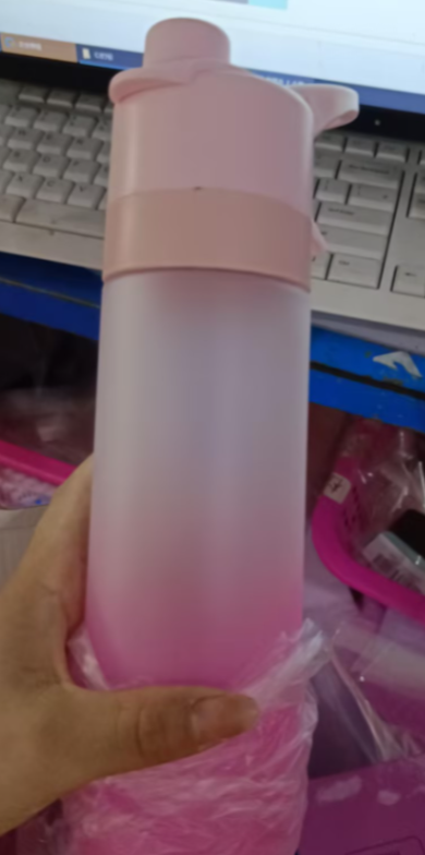 Spray Water Bottle For Girls Outdoor Sport Fitness