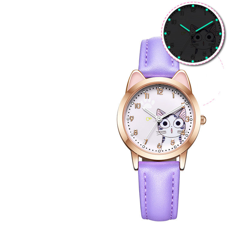 Waterproof And Drop Proof Cute Girl's Watch