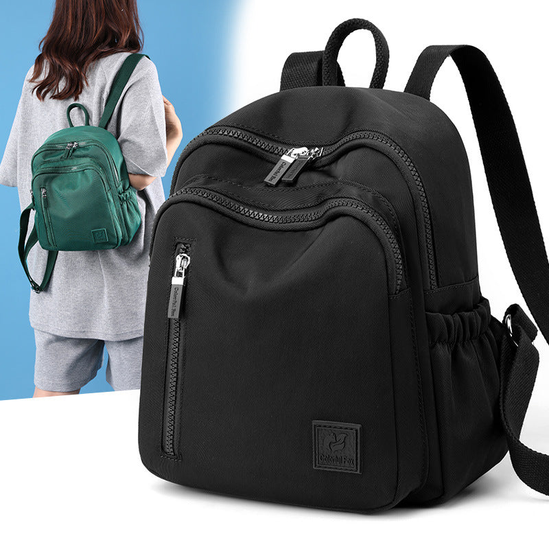 New Nylon Water Repellent Large-capacity Backpack Female Lightweight Backpack