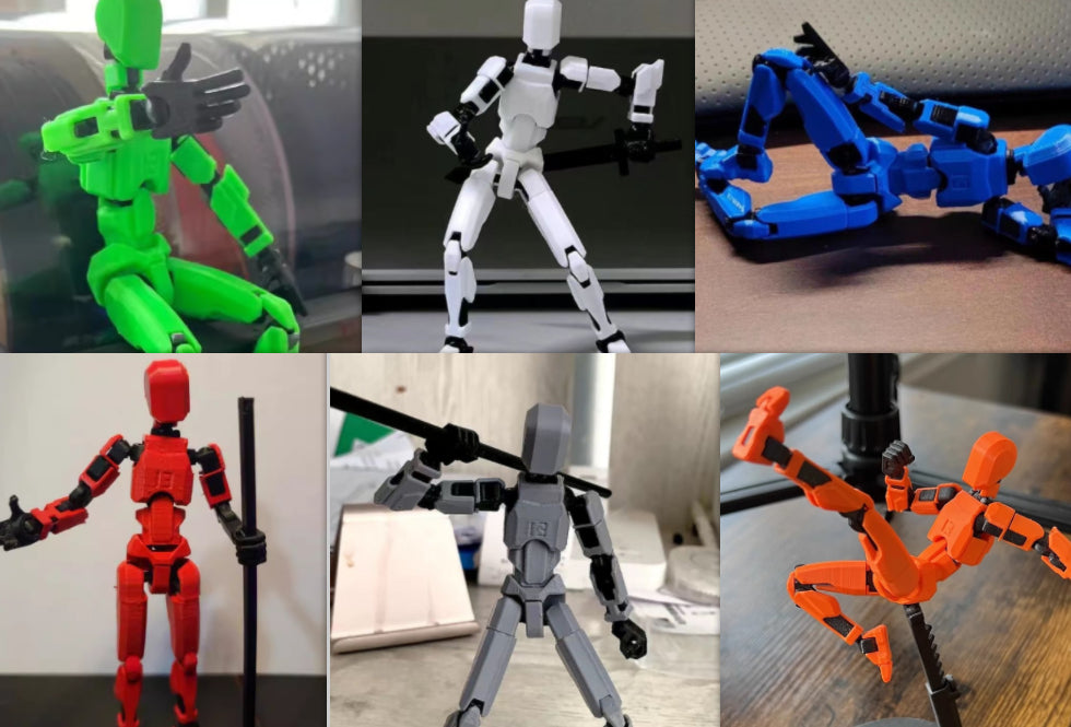 Multi-Jointed Movable Shapeshift Robot 2.0 3D Printed