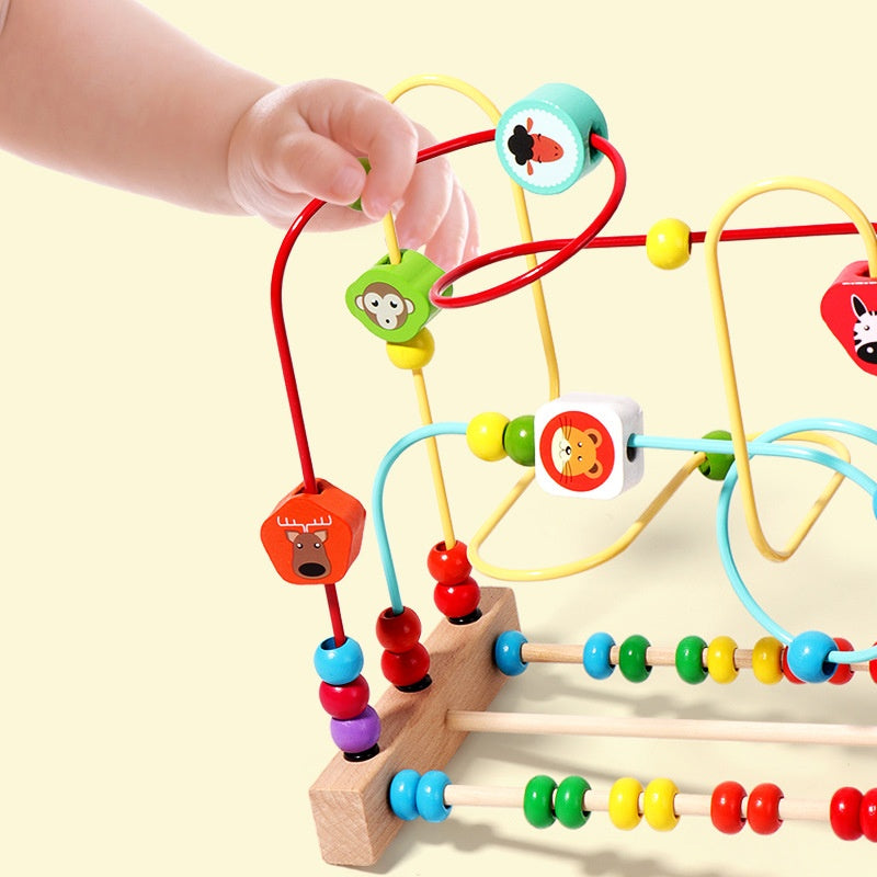 Children's Enlightenment String Beads Toys Boys And Girls