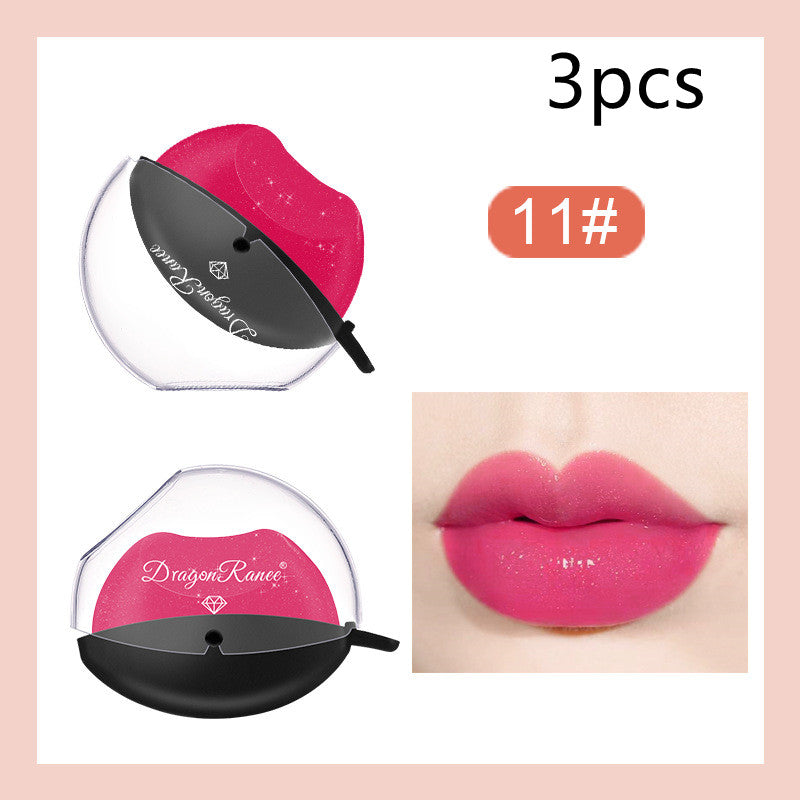 Lazy Lips Pearlescent Glitter Lipstick Is Not Easy To Fade, Warm And Moisturizing Lipstick