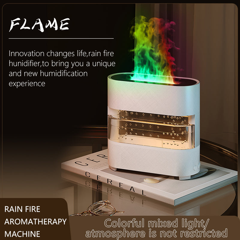 Rain Cloud Fire Humidifier Water Drip, Aroma Diffuser