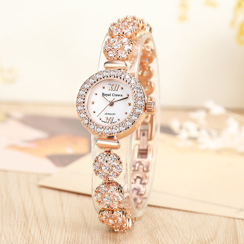 Watch Bracelet Quartz Full Star Diamond Women's Watch