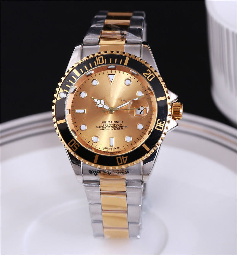 Steel strap fashion watch men's watch steel belt watch