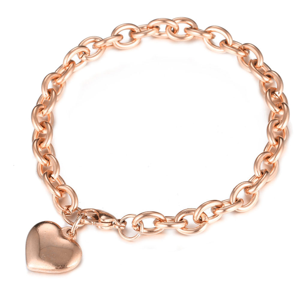 Fashion Simple Stainless Steel Chain Bracelet