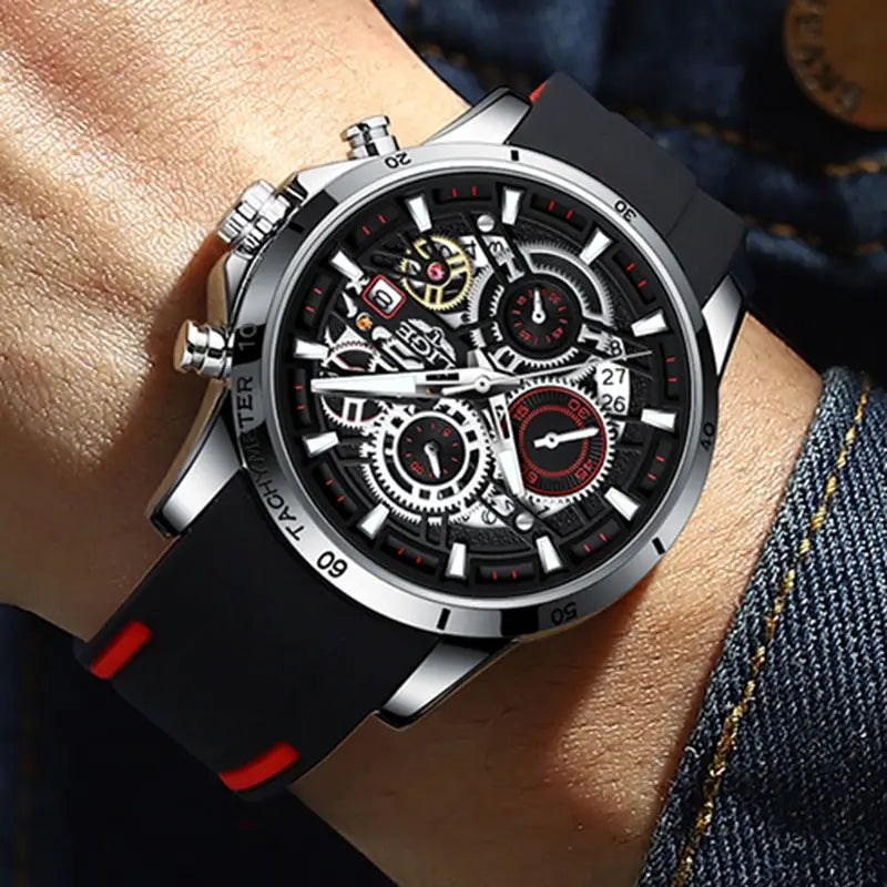 2023 Men Watches Casual Luxury Sport Waterproof Quartz Watch Chronograph Military Watch Men Clock Man Relogio Masculino