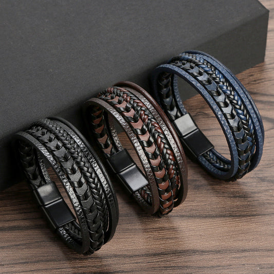 Fashion Creative Multi-layered Leather Bracelets